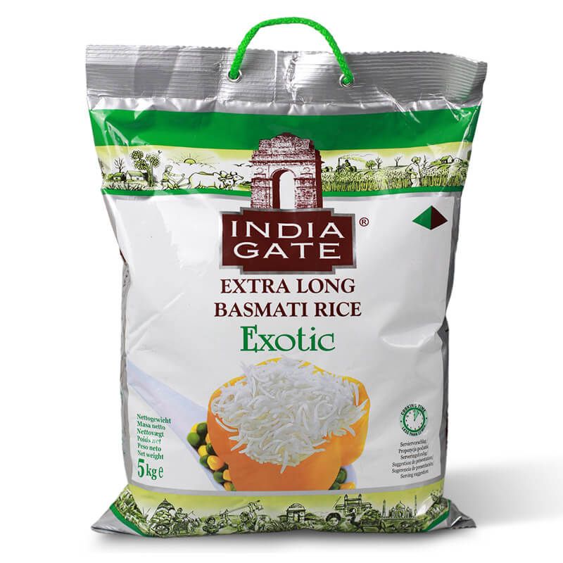 Gạo Basmati Hạt siêu dài INDIA GATE 5 kg