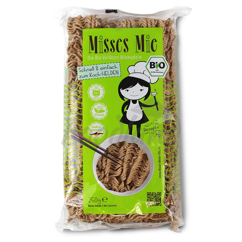 Mỳ nguyên cám organic MISSES MIE - 250g