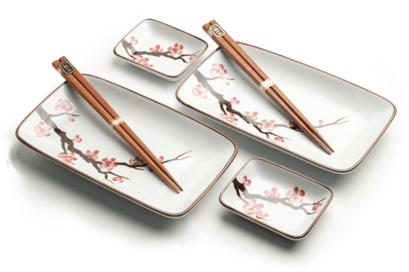 Bộ sushi Nhật Bản Sakura 22x12,4 cm H2,5cm 6038840