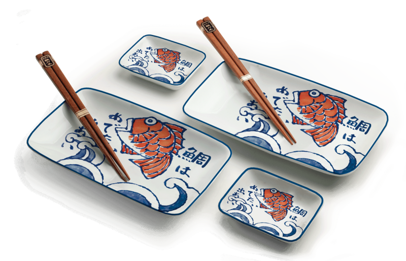Bộ sushi Nhật Bản Sakana 22x12,4 cm H2,5cm 6038838