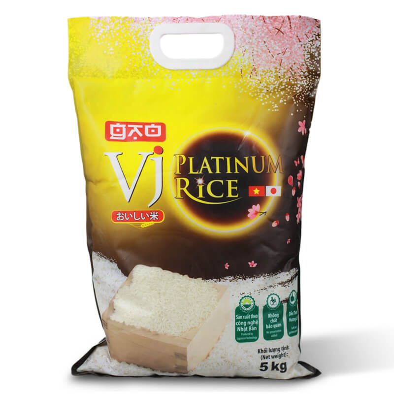 Gạo thơm VJ Platinium Rice 5 kg