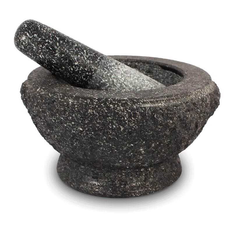 Cối đá granit xám đen với chày Ø17 cm EMRO 6000302