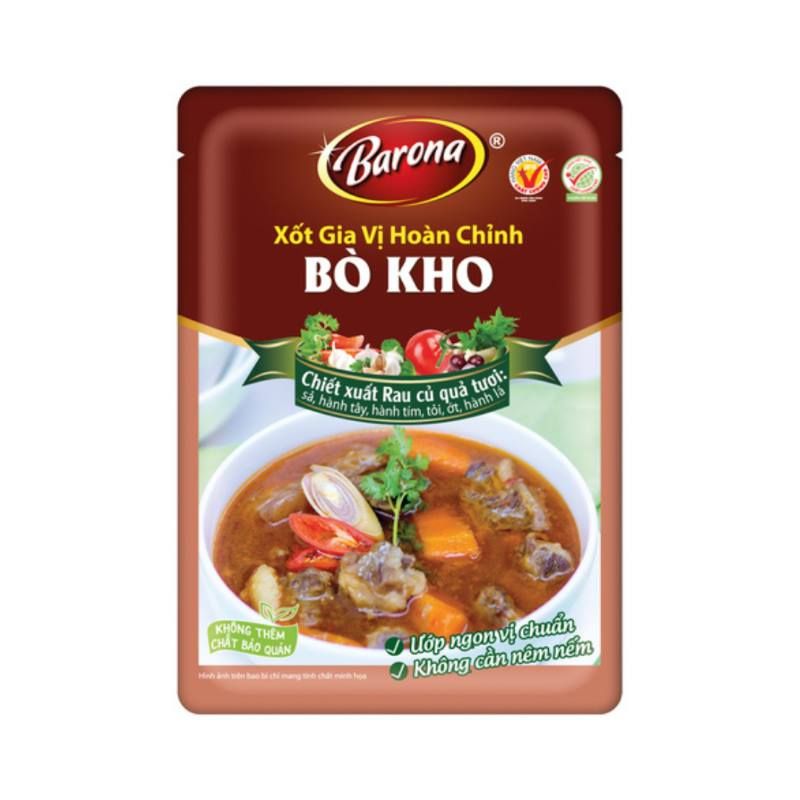 Gia vị bò hầm BARONA 80g