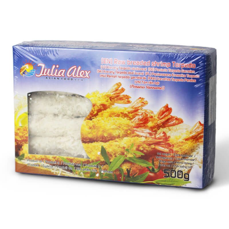 Tôm tẩm bột - đông lạnh JULIA ALEX 500g