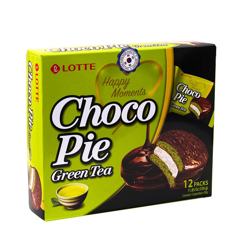 Bánh Choco Pie LOTTE - Trà Xanh 336g