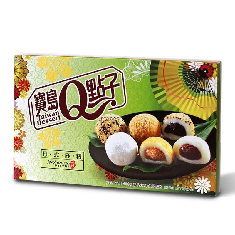 Bánh nếp dẻo Nhật Bản Mochi Các loại -Q Brand 450g