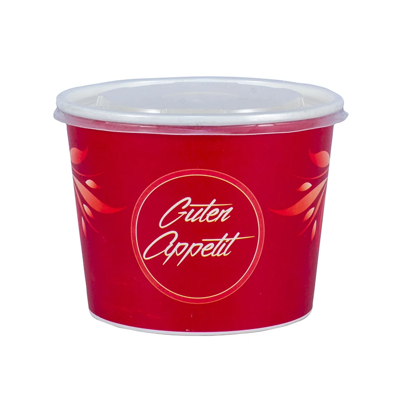 Hộp giấy đựng súp - Mầu đỏ 14803 - 32 oz / 950 ml